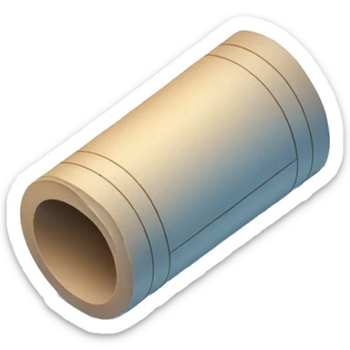 blueprint scroll isometric sticker