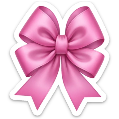 🎀 in blur colour sticker