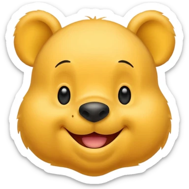 Make a Winnie the pooh emoji sticker