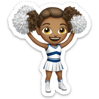 Cheerleader sticker