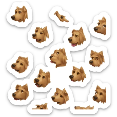 spiked dog collar sticker