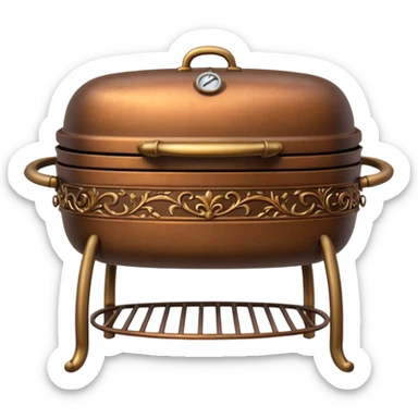 Romantic grill  sticker
