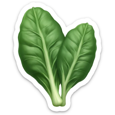 Spinach sticker