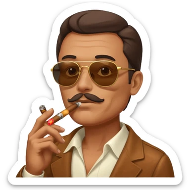 😎 with cigara sticker