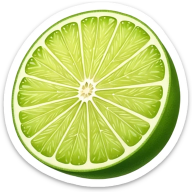 lime slice sticker