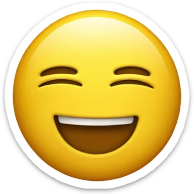 Ironic Yellow classic single smiley emoji with face and ironic thumbs  sticker