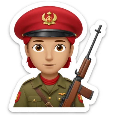 legionario del ejercito español con mi cara  sticker