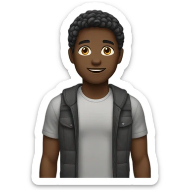 Boy: Medium-Dark Skin Tone sticker