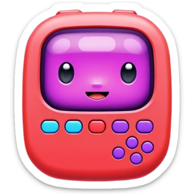 Tamagotchi from the Turning Red movie sticker