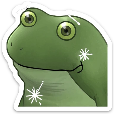 Sparkle fart sticker