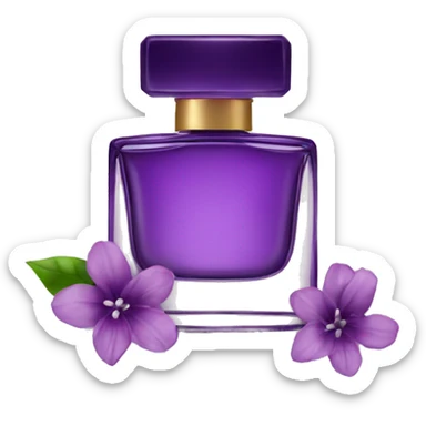 Purple parfum  sticker
