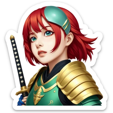 Samurai Guardian sticker