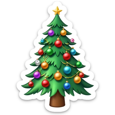  Xmas tree sticker