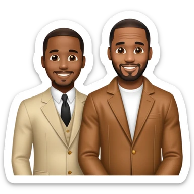 Diddy and r Kelly  sticker