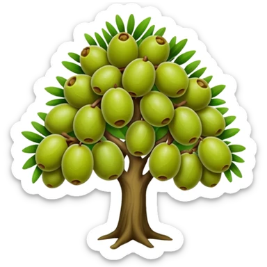 Árbol de olivas sticker