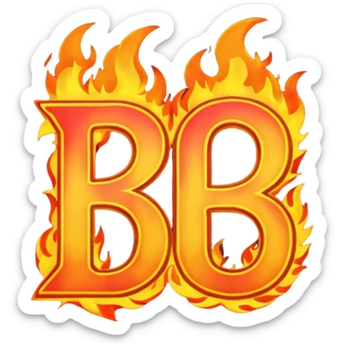 Can you make a banner that says PYRO in gothic letters, the letters should also be on fire  sticker