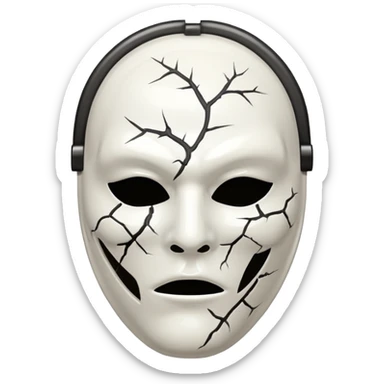 Spooky  Mask sticker