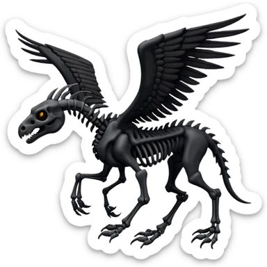 Thestral sticker