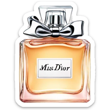 Miss dior perfume sticker