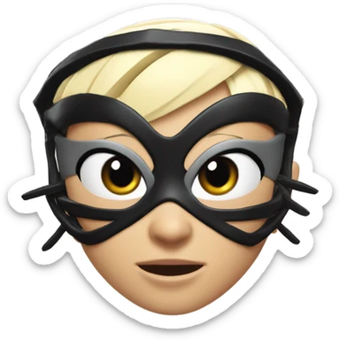 gwen mask spider verse glossy hd 4k sticker