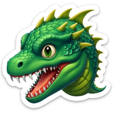 sea monster sticker