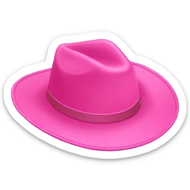 pink country hat sticker