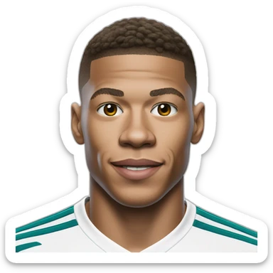 Mbappé in real Madrid  sticker