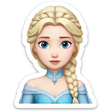 queen elsa  sticker
