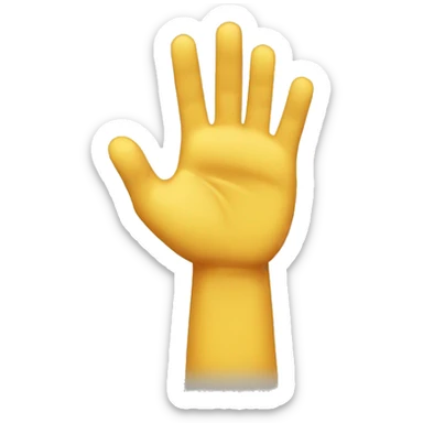 Sorry with  two hand attached sticker