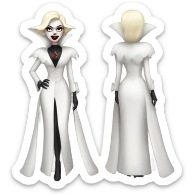 Women vampire full body sticker
