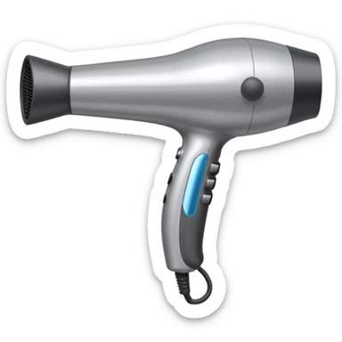 hair dryer sticker