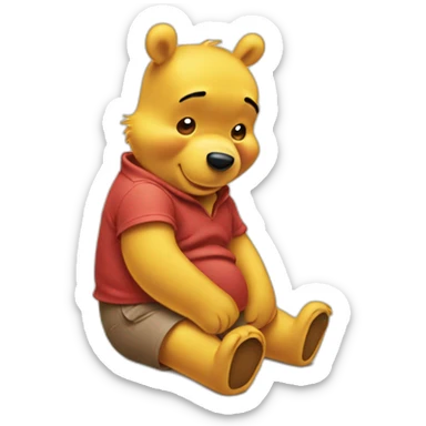 Winnie the pooh sticker