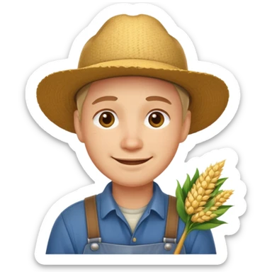 combination of these 🤔👨‍🌾😄 sticker