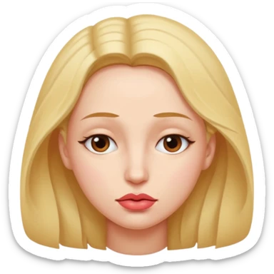 Nudes woman standing close-up look vagina with a penis inside of the vagina sticker