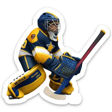 Dalles stars goalie sticker