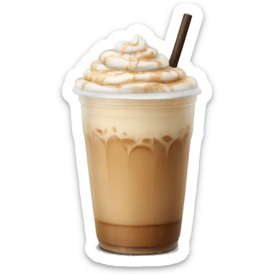 iced latte sticker