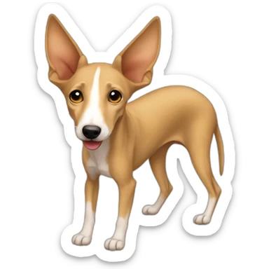 Podenco beige sticker
