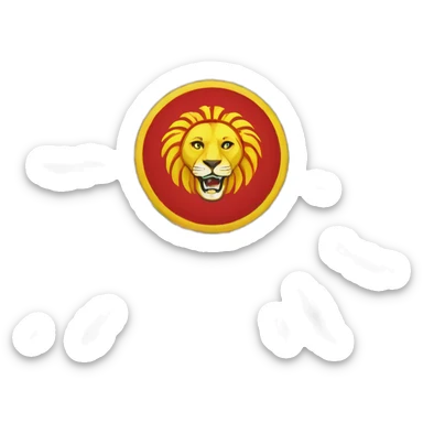 Lion sun flag of old iran sticker