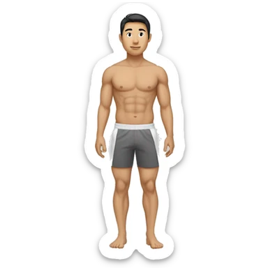 fit-asian-male-body  sticker