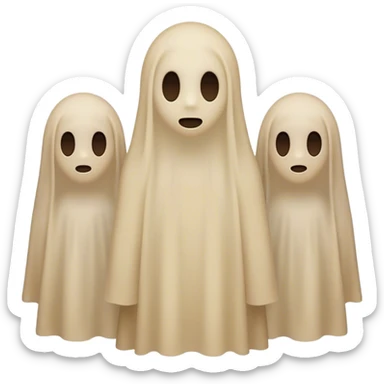  A silhouette of a person with faint, ghost-like childhood figures inside their body, representing how memories are stored deep within, even if they are not consciously accessible. sticker