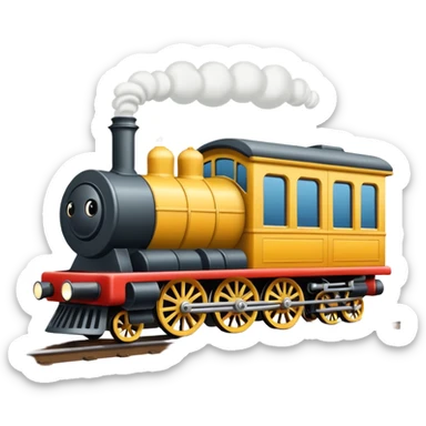 A train on fent sticker