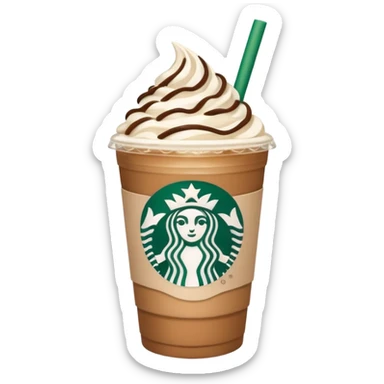 ￼ Frappuccino from Starbucks sticker