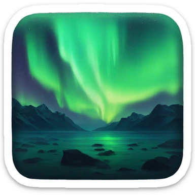 Aurora Borealis sticker
