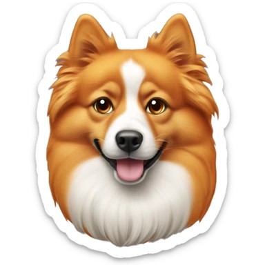 orange spitz emperor of the world sticker