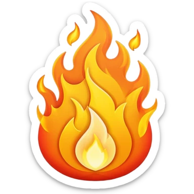 MOUNTAIN WARMTH FIRE sticker