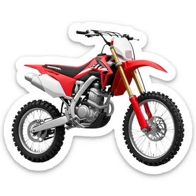 honda crf250r dirt bike sticker