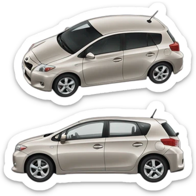 Toyota auris 2008 sticker