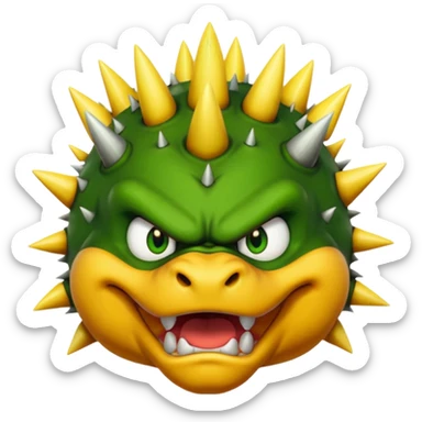 Bowser from the Super Mario Bros. Movie sticker
