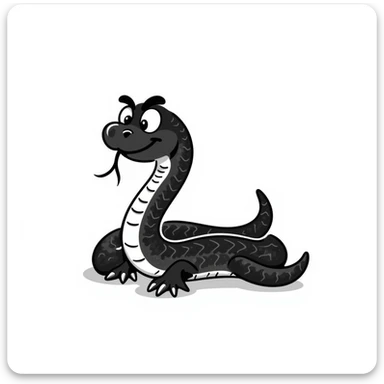 Snake sticker