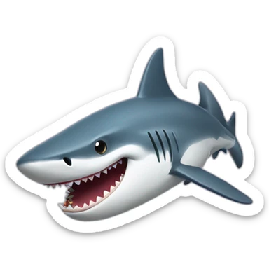 Claquettes requin sticker